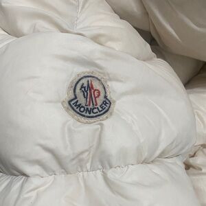 Moncler Cream Quilted Jacket